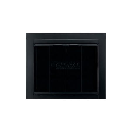 Dyna-Glo Pleasant Hearth Ascot Fireplace Glass Door Black AT-1002 43-1/2"L x 33"H AT-1002